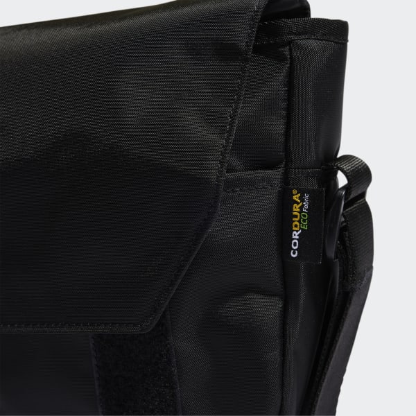 Black Adicolor Contempo Utility Messenger Bag Small WH977