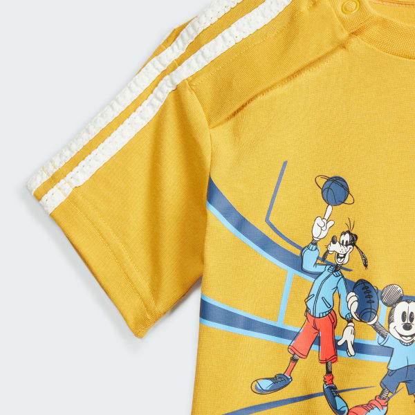 Yellow adidas x Disney Mickey Mouse Tee