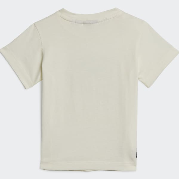 Blanco Conjunto camiseta y pantalón corto Disney Mickey and Friends