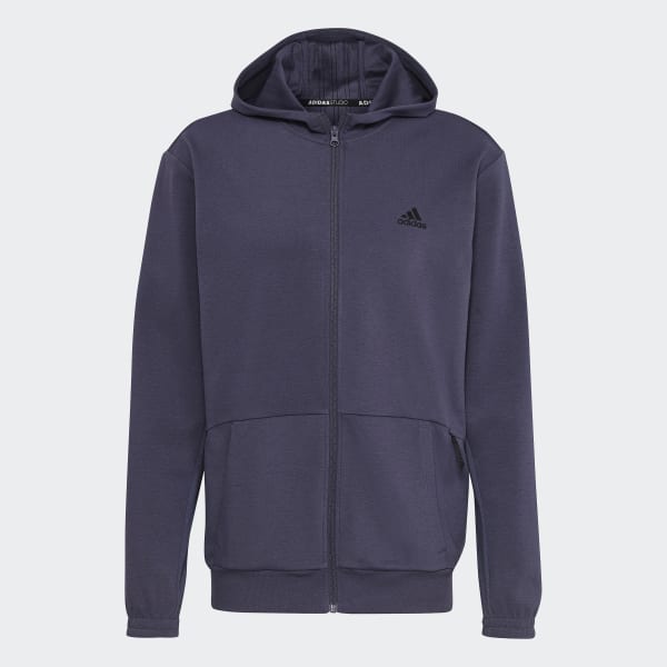 Niebieski AEROREADY Yoga Full-Zip Hoodie ID021