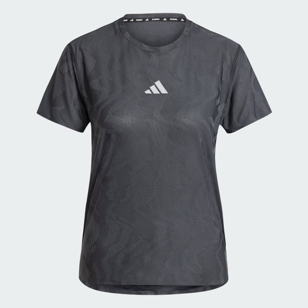 zwart Ultimate Running Engineered T-shirt CLIMACOOL+