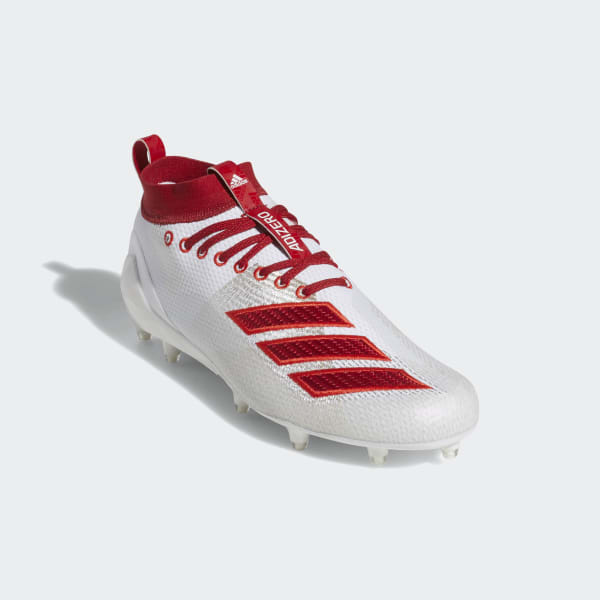red and white adidas cleats