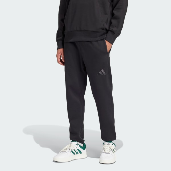 noir Pantalon fuselé standard molleton ALL SZN