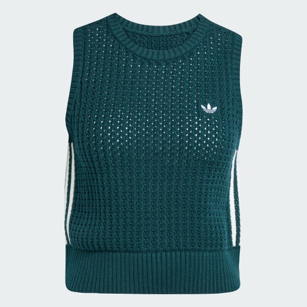 Green Adicolor Knitted Vest