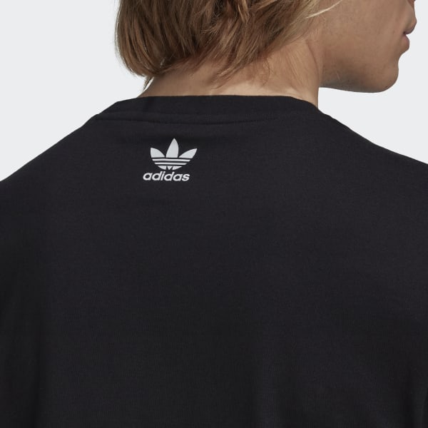 cerná Tričko adidas Rekive Speed Trefoil Graphic BU689