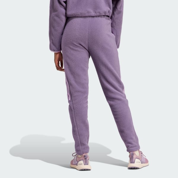 Purple Plain Satin Wide Leg Trousers | New Look