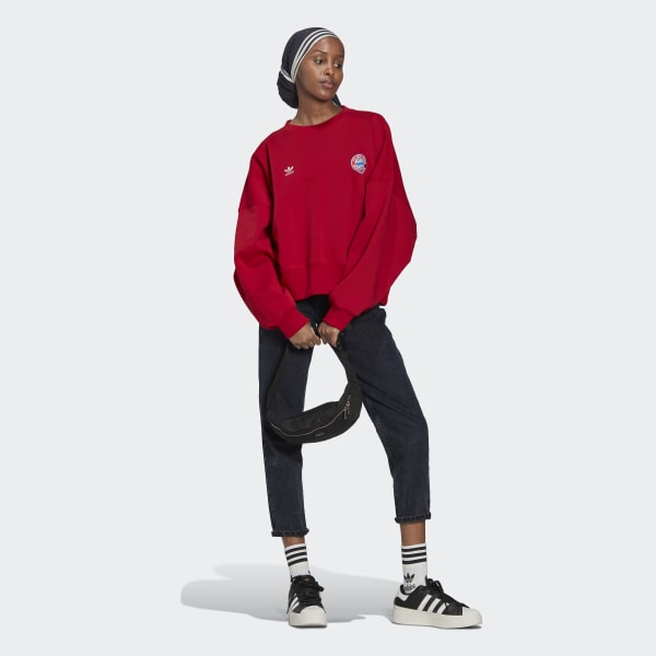 Rod FC Bayern Essentials Trefoil Crewneck Sweatshirt