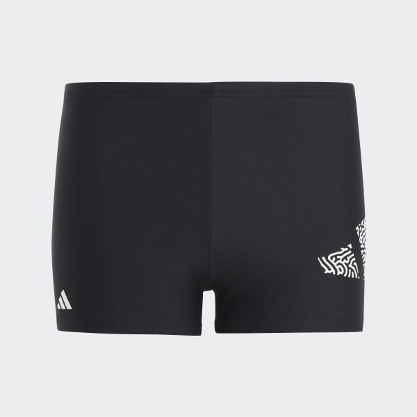 Μαύρο 3 Bar Logo Swim Boxers