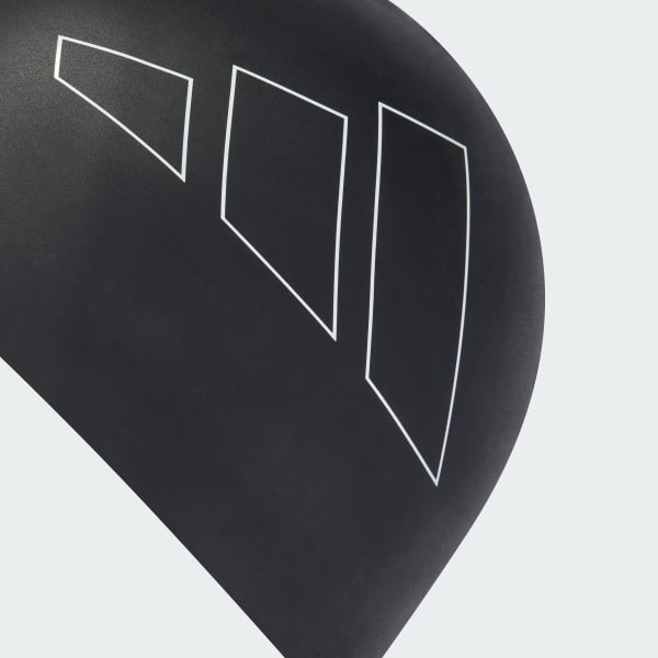 Black adidas Logo Swim Cap