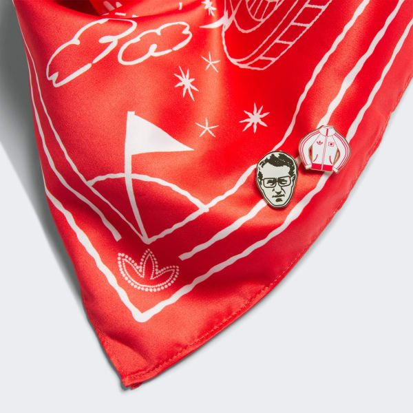 Red PINS & SCARF
