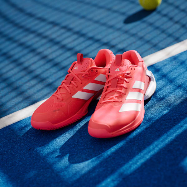 Adidas tennis shoes red new arrivals