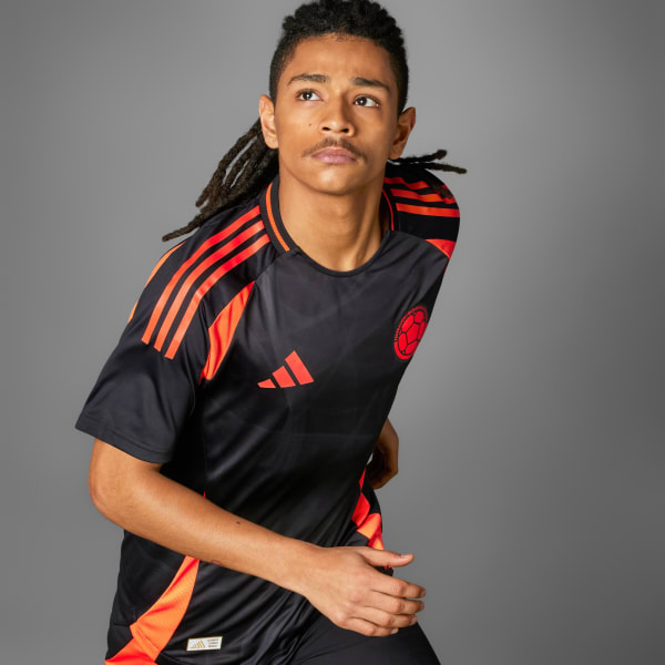 Negro Camiseta Visitante Selección Colombia 2024 Versión Jugador