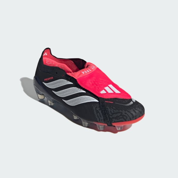 ブラック プレデター ELITE フォールディングタン HG サッカースパイク / 土・人工芝 / PREDATOR ELITE Fold-Over Tongue Hard Ground Football Boots