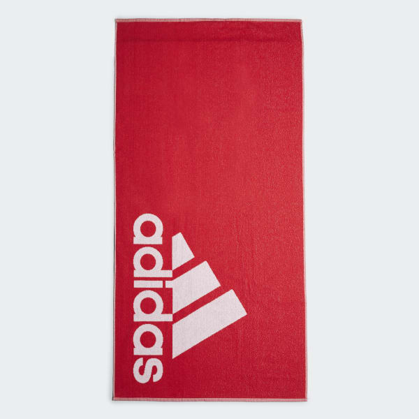 rood adidas Handdoek Large