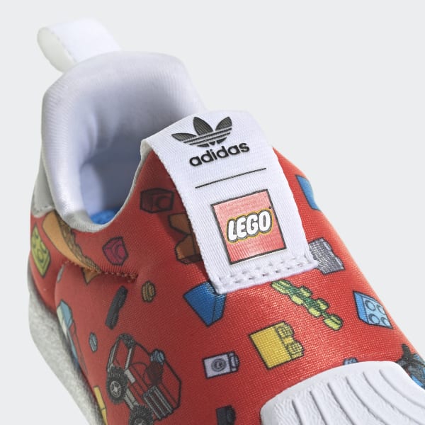 White adidas Superstar 360 x LEGO® Shoes LWD30