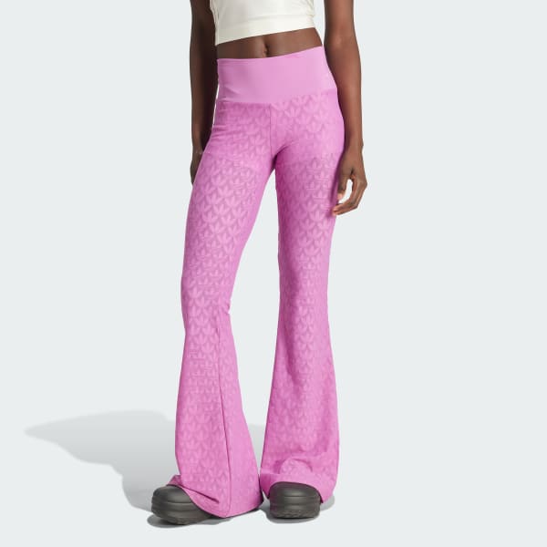 adidas Pants Fashion Monogram Encaje Acampanados Violeta adidas Mexico
