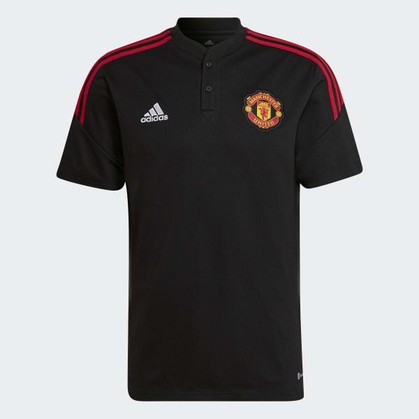 Zwart Manchester United Condivo 22 Poloshirt CO880