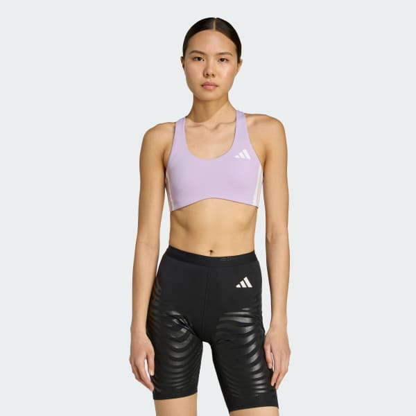 Purpura Top Deportivo Adizero Run Soporte Medio