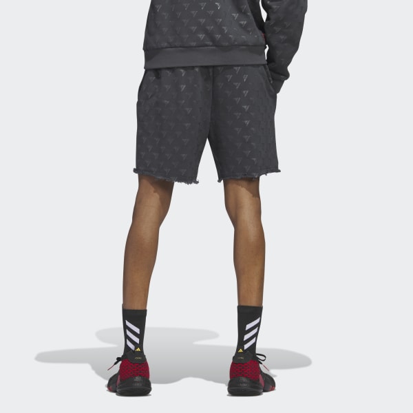 Grau Trae Allover Print Shorts