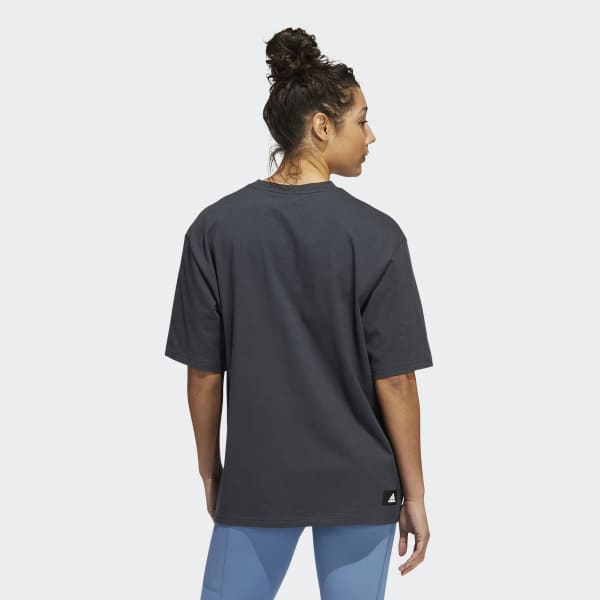 Gris Remera con Bolsillo Hybrid Animal Estampada