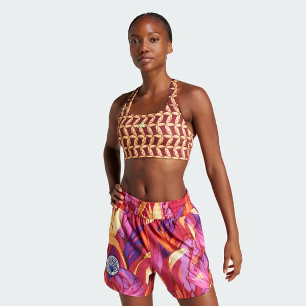 Gelb adidas x FARM Rio Medium-Support Sport-BH