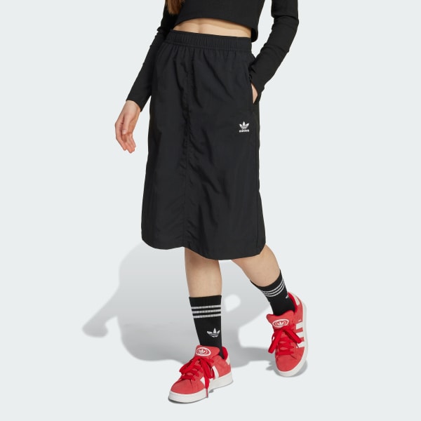 Hitam Rok Midi Tenun Anak