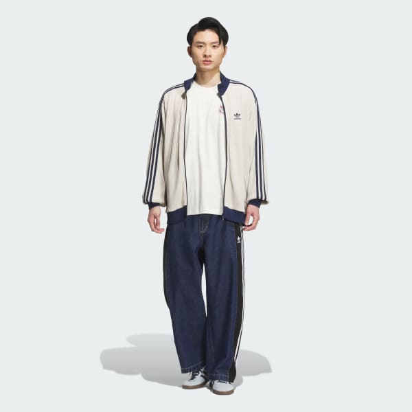 Blue DENIM WASHED PANTS