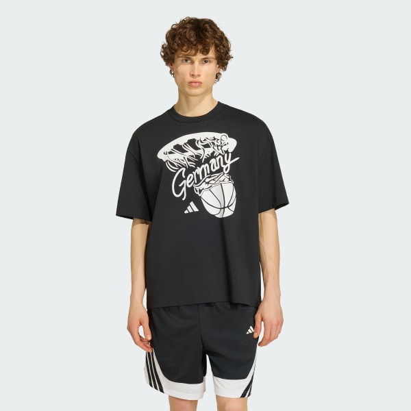 Μαύρο GRAPHIC TEE ΜΠΑΣΚΕΤ DBB 1