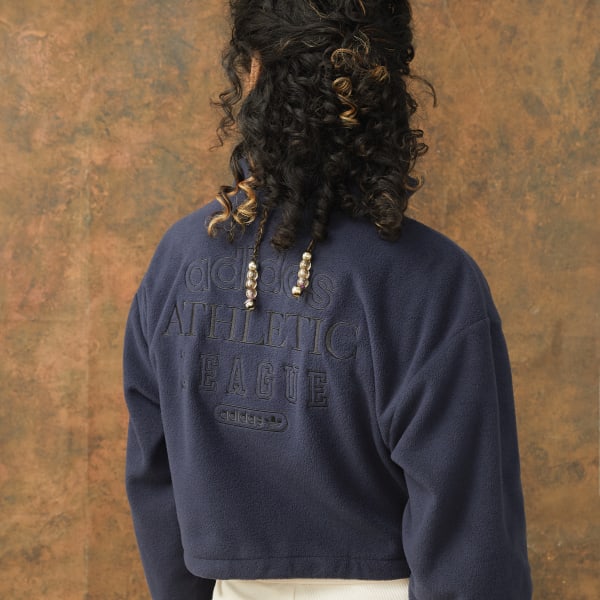 Blauw Cropped Sweater
