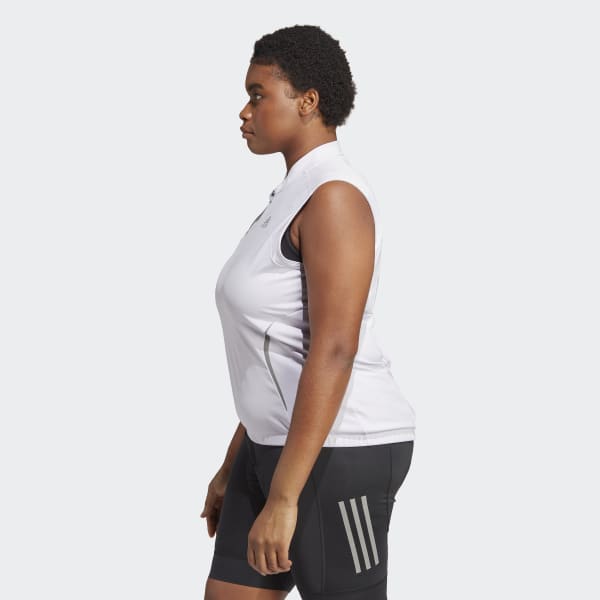 Viola Maglia da ciclismo Sleeveless (Curvy)