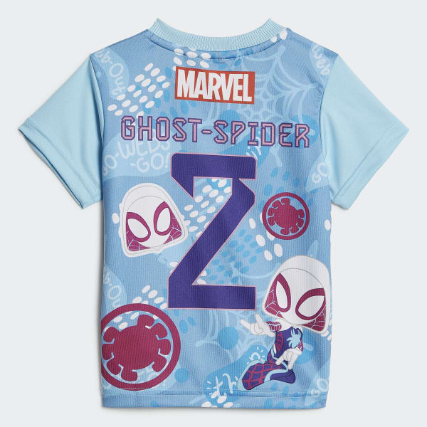 Azul Conjunto Ghost Spider adidas x Marvel Summer