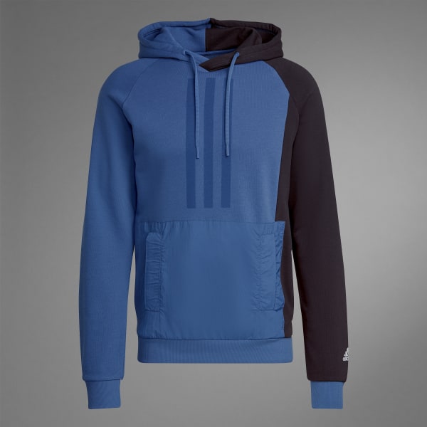Blauw Colorblock French Terry Hoodie BVS50