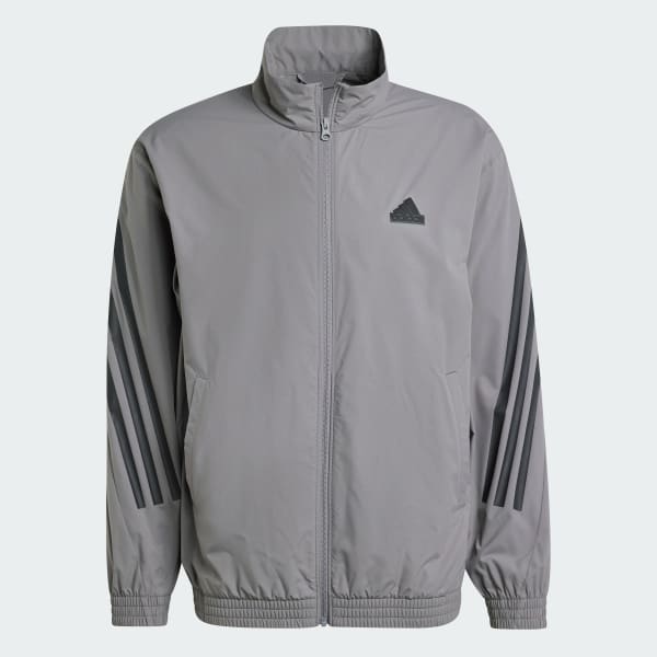 Grigio Giacca da allenamento Future Icons 3-Stripes Woven