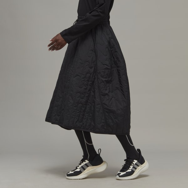 Zwart Y-3 Classic Light Down Gewatteerde Rok