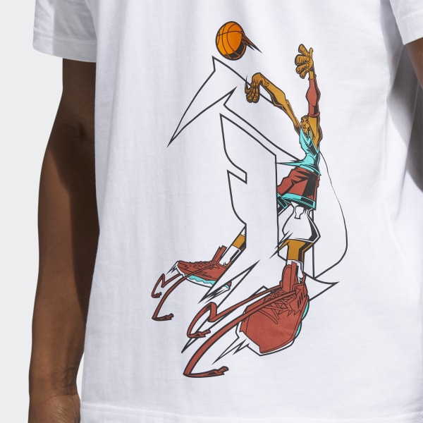 Blanco Camiseta Avatar Damian Lillard Graphic  VC599