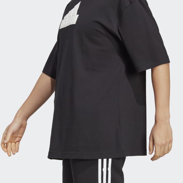 Black Future Icons Badge of Sport Boyfriend Tee