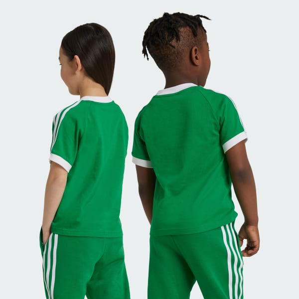 Green Adicolor Trefoil Tee Kids