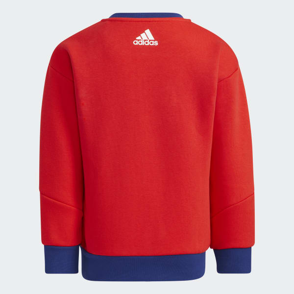 adidas crewneck red