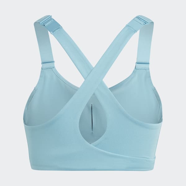 Niebieski FastImpact Luxe Run High-Support Bra