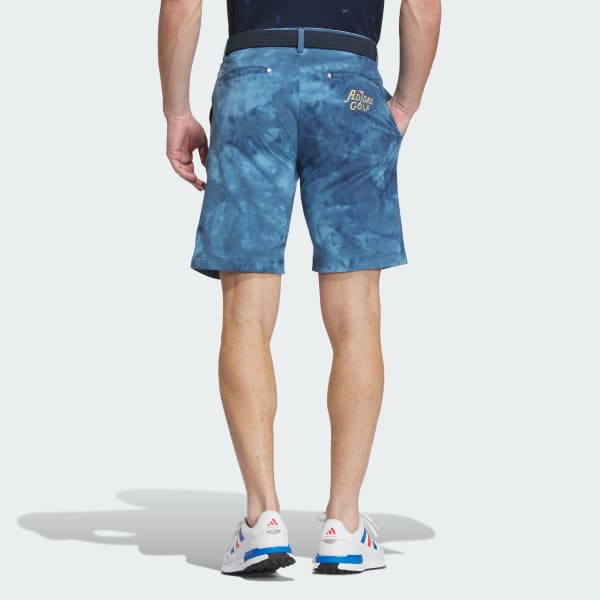 Blue Playgreen Allover Print Shorts