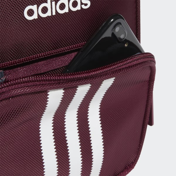adidas Santiago Mini Backpack Burgundy Women's Lifestyle adidas US