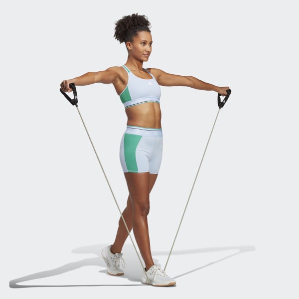 Blue Powerreact Training Medium-Support Techfit Bra