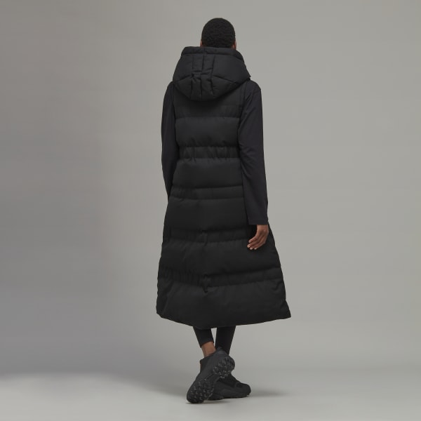 Svart Y-3 Classic Puffy Down Long Vest TP349