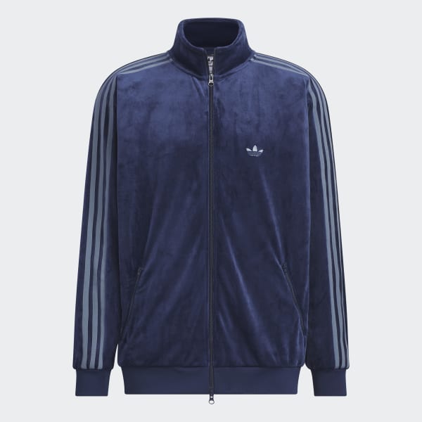 adidas originals ベロアブルゾン アディダス ベロア トラックジャケット - グレー | アディダス
