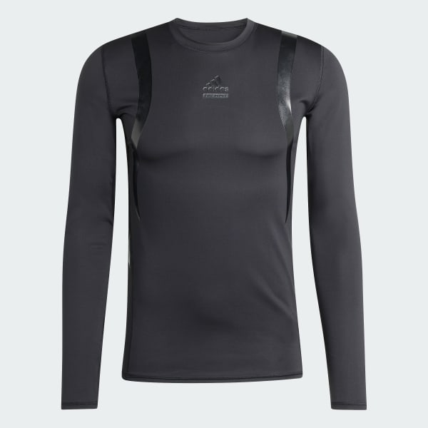zwart TECHFIT STRAKKE LONGSLEEVE