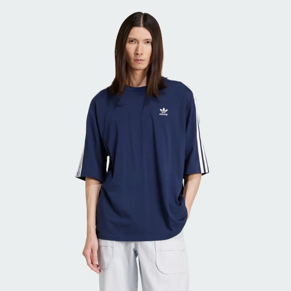 Bleu T-shirt oversize Adicolor