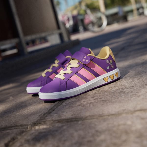 adidas Disney Minnie Mouse Grand Court Shoes Kids - Purple | Free