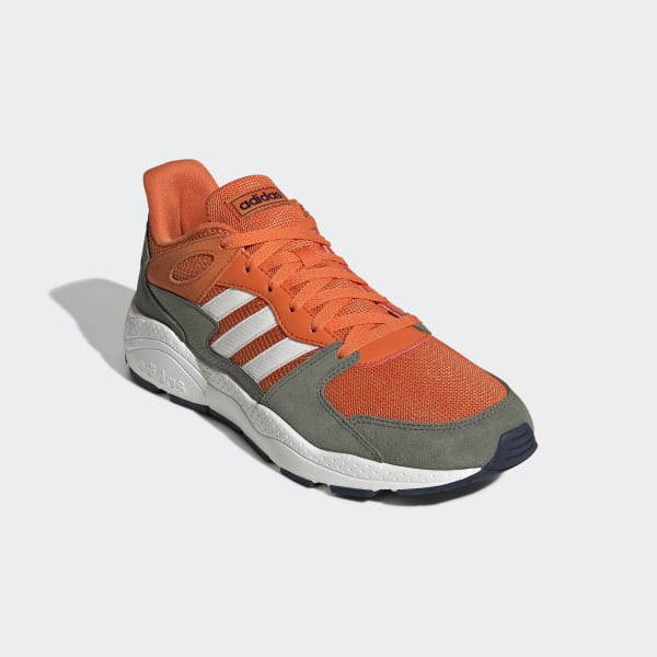 tenis adidas branco e laranja