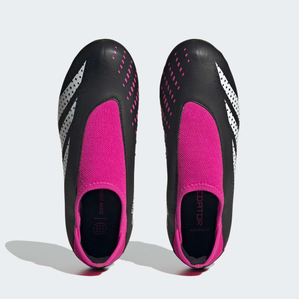 Schwarz Predator Accuracy.3 Laceless FG Fußballschuh