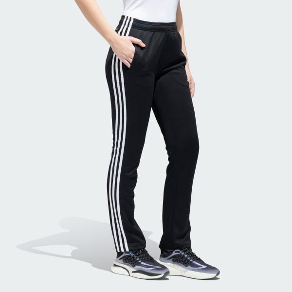 Black 3 Stripes Track Pants